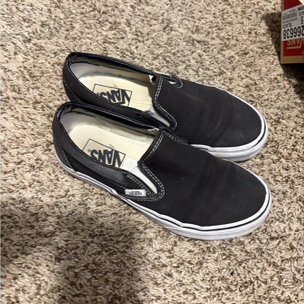 Vans Men's Black Slip-On Shoes